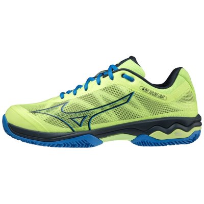 Zapatillas Padel Mizuno WAVE Exceed Light Padel Hombre Verdes Claro / Azules - Chile M857WREGCB